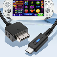 Cable de Carga Rápida USB Tipo C para PS Vita 1000, Adaptador de Corriente de 1.2m