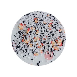 500 g/Lot Vente Chaude Argile Graines <span class=keywords><strong>De</strong></span> Sésame Et Tranche <span class=keywords><strong>De</strong></span> Crevettes Saupoudrer Pour La Fabrication D'artisanat, Téléphone Déco DIY Slime Remplissage - Product Image 3