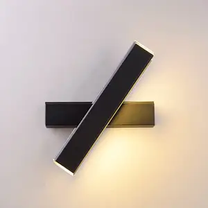 Nordic Minimalism Designer Home Hotel Bedroom Bathroom Metal Wall Lamp Rotatable Adjustable Indoor LED Wall Lamp