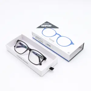 Boîte d'emballage personnalisée pour lunettes, nouvelle collection, coffret cadeau coulissant