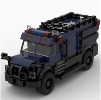 Blocs de construction MOC-114926, voiture SWAT, puzzle éducatif, mini modèle de jouet, ensemble cadeau