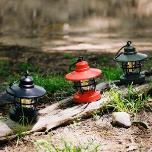 Retro Camping Lantern Led Portable Outdoor Hanging <b>Light</b> For Tent Camping Waterproof Battery Operated - Product Image 4