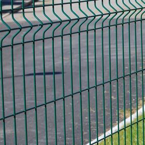 Treillis métallique soudé vert en polyester galvanisé enduit de poudre 3d en V à usage de parc de jardin - Product Image 4