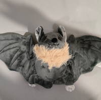 Boneka Plush Kelelawar Gaya Baru Megan Promotional, Dekorasi Halloween, Hadiah, Super Lembut, Grosir
