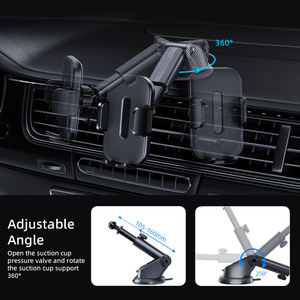 2026 उत्पाद कार फोन धारक डैशबोर्ड और विंडशील्ड 360 डिग्री रोटेशन आधार के लिए वैश्विक फोन के लिए स्टिकी जेल के साथ - Product Image 3