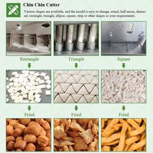 Macchina Industriale Automatica per Tagliare e Friggere Snack a Cubetti: Dabo, Kolo, <span class=keywords><strong>Grissini</strong></span>, <span class=keywords><strong>Piccoli</strong></span> Chinchin - Product Image 3