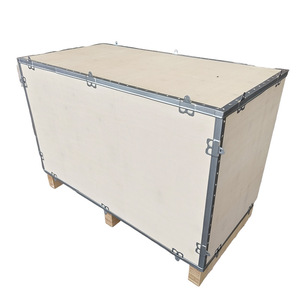 Yuesheng Packaging Steel-Strapped Plywood <b>Crates</b> Fumigation-Free Export Sea Freight Logistics Turnover Repackaging <b>Wooden</b> Box - Product Image 1