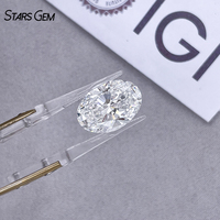 Diamantes Sueltos Starsgem con Certificados IGI, 1.0ct 1.5ct 2.0ct 3.0ct, Corte Ovalado, Diamantes HPHT CVD, Diamantes Cultivados en Laboratorio IGI