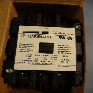 PLC 42AF35AJAHT Furnas Definite Purpose Contactor <span class=keywords><strong>3</strong></span>-polig 25A 600V 24V Spoel PLC Programmeringscontroller Industrieel - Product Image 1