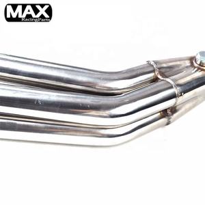 Testa di scarico tubo di scarico Downpipe auto Turbo collettore in acciaio inox per Ford 11-16 Mustang GT produttore argento MAX STANDARD - Product Image 3