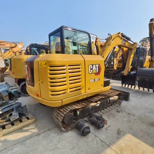 รถขุดขนาดเล็ก Caterpillar 305.5E2 มือสอง พร้อมชุดเกียร์ปั๊ม แบริ่ง เกียร์บ็อกซ์ มอเตอร์ เครื่องยนต์ PLC บุ้งกี๋ขนาด 0.22 เมตร น้ำหนัก 5400 กิโลกรัม ผลิตในญี่ปุ่น กำลัง 34.1 กิโลวัตต์ - Product Image 3