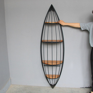 Nouveau Style Barre Restaurant Quatre Couches Voilier Tenture Murale <span class=keywords><strong>Étagère</strong></span>s <span class=keywords><strong>De</strong></span> Rangement - Product Image 6