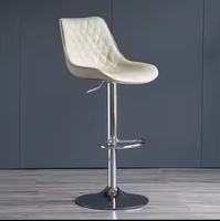 Comptoir pivotant Chrome tabourets de bar maison haut pas cher noir métal cuir tabourets chaises de bar moderne pas encore de commentaires 110 vendu