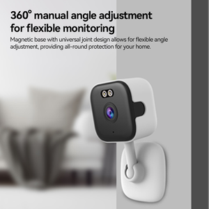 2025Wifi 2MP CMOS Màu Máy Ảnh Hai Cách Âm Thanh 360 Có Thể Điều Chỉnh Góc Đám Mây An Ninh Cơ Sở Từ Tính Kooyii Ứng Dụng 128GB Cho - Product Image 2
