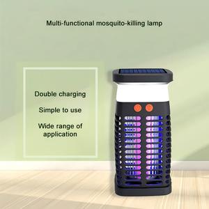 Trampa para insectos voladores con logotipo personalizado, luz Solar para mosquitos, luz UV, luz púrpura, trampa para moscas, matamosquitos - Product Image 5