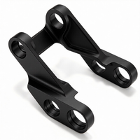 Soporte Adaptador de Caliper de Freno de Aluminio Mecanizado por CNC Personalizado Sin Pedido Mínimo para Kit de Conversión de Freno de Disco MTB