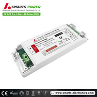 Alimentation Led Éclairage Ac à Dc Ip20 Boîtier plastique 48w 60w 80w Triac 5 en 1 Dimmable Led Driver 12v 24v