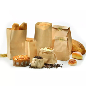 Borsa da asporto con Logo personalizzato Fast Food borsa <span class=keywords><strong>in</strong></span> <span class=keywords><strong>carta</strong></span> Kraft senza manico realizzata <span class=keywords><strong>in</strong></span> <span class=keywords><strong>carta</strong></span> artigianale <span class=keywords><strong>riciclata</strong></span> - Product Image 1