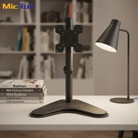 Soporte de Escritorio para Monitor Versátil con Capacidad de 8 kg, Rotación de 360 Grados, Inclinación de 90 Grados, VESA 100x100