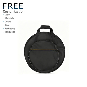 Vente en gros, sac étanche pour instruments de musique, ensemble de batterie, cymbale, étui rembourré en coton, sac pour <span class=keywords><strong>percussion</strong></span>, 14 16 18 20 21 pouces - Product Image 1