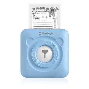 Peripage A6 mini stampante fotografica per etichette termiche a colori con carta