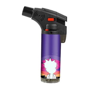 TECHNO ODM Encendedor Recargable de Butano a Prueba de Viento Potente Nuevo Diseño Personalizado LOGO Antorcha Jet Slant Encendedor para Cigarrillo - Product Image 4