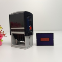 Gravure laser professionnelle personnalisée Sellos Timbres à date automatique Tampons en caoutchouc personnalisés pour timbres de bureau à date auto-encreurs