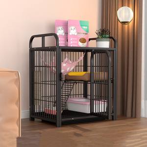 Kandang kucing dalam ruangan mewah kualitas tinggi kandang untuk anjing kandang logam super besar 4 lapisan rumah kucing - Product Image 5