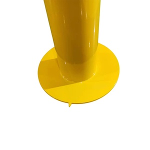 เสาสำหรับถนนเหล็กสีเหลืองถอดออกได้ - Product Image 4