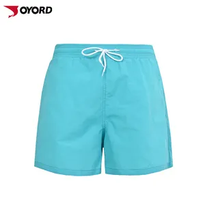 Wholesale stock beach shorts polyester men running shorts swimwear shorts sports fitness short pants