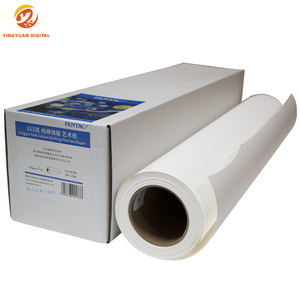 24"36" 315gsm Cotton Soft Matte Etching Textured Natural White Acid-free <strong>Inkjet</strong> Coating <strong>Fine</strong> <strong>Art</strong> <strong>Paper</strong> <strong>Roll</strong> - Product Image 1