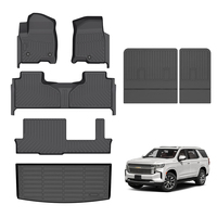 Accessoires automobiles, tapis de sol pour camion, tapis de sol de voiture 5D 3D en TPE, doublures pour Chevrolet Tahoe Traverse, tapis de voiture en caoutchouc, tapis de coffre