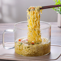 Youpin Aeofa — bol à nouilles instantanées avec couvercle, petit pot à soupe en verre résistant à la chaleur de grande capacité, pouvant être chauffante par un feu ouvert