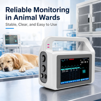 Moniteur de signes vitaux vétérinaires compact et portable, moniteur LCD léger pour les visites mobiles chez le vétérinaire