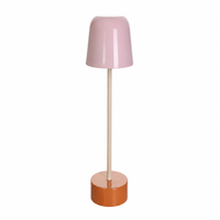 Lampe de table sans fil rechargeable LED USB-C 3000K 4500K 6000K à gradation progressive en fer pour chevet, restaurant, hôtel, décoration intérieure