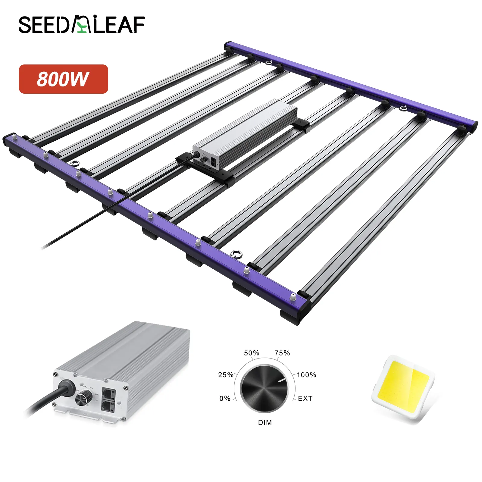 High Power Commercial 800W 8 Bar Led Grow Light Full SpectrumSamsung LM301H Chip Indoor Led Grow Light