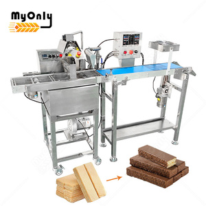 Ligne d'enrobage automatique de barres de céréales, biscuits et <span class=keywords><strong>chocolat</strong></span> MY, machine à enrober <span class=keywords><strong>au</strong></span> <span class=keywords><strong>chocolat</strong></span> pour gâteaux - Product Image 1