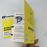 Flyer promotionnel personnalisé de haute qualité, échantillon gratuit, pliage en trois, pour produits de beauté, en papier couché 157g/m² ou 200g/m²