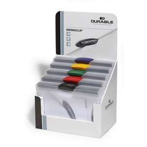 DURABLE - 2261-00 Counter display for Swingclip® folders - EAN 4005546205335 ORGANIZATION AND <b>FILING</b> <b>PRODUCTS</b> FILES AND FOLDERS - Product Image 1