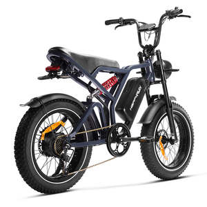 Bicicleta Eléctrica Happyrun G60 48V con Motor Trasero sin Escobillas de 750W, Neumáticos Anchos, Todoterreno, Alcance de 60KM, 28+ mph, 330 Lbs Happyru - Product Image 5