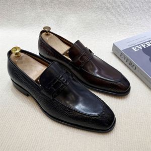 Nuevo Modelo 2026: Zapatos Formales de Cuero para Hombre - Botines de Piel de Vacuno de Primera Calidad para Boda y Negocios - Con Cordones, Antiestáticos, Hechos a Mano - Product Image 4