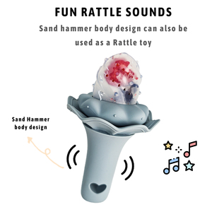 BPA FREE Silicone bé tươi Rau Trái Cây trung chuyển Núm vú 2 trong 1 Rattle đồ chơi - Product Image 4