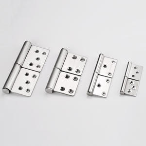 Charnières de porte coupe-feu en acier inoxydable amovibles, épaissies, 3 pouces, 4 pouces, 5 pouces, soudées, en forme de drapeau, charnières métalliques durables - Product Image 2