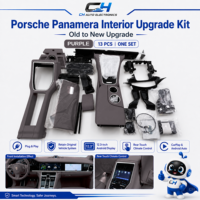 Kit de mise à niveau intérieur Porsche Panamera 2010-2016 13 pièces Noir Écran Android 12,3 pouces CarPlay sans fil Android Auto