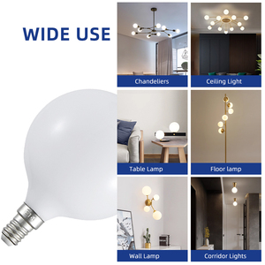 Chất Lượng Cao 85-265V Sữa Frosting Glass Bìa E14 <span class=keywords><strong>LED</strong></span> <span class=keywords><strong>Globe</strong></span> Bóng Đèn Trắng <span class=keywords><strong>G60</strong></span> 3W 60Mm Ánh Sáng Trắng 6000K Ấm 3000K Trung Tính 4000K - Product Image 6
