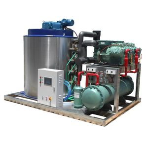 Máquina de Hielo en Escamas Industrial Comercial con Control PLC, Motor Emerson y Compresor Hitachi - Máquina de Helados con Inversor - Product Image 4