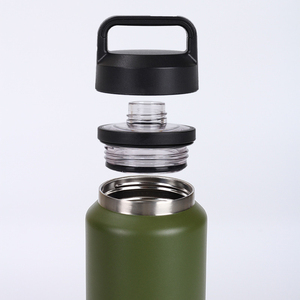 304 Stainless Steel Tumbler Modern Design Double-wall Vacuum Insulated Sports Travel Water Bottle With Chug Lid For Giveaways - Product Image 6