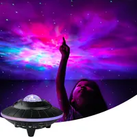KSWING-Nuevo Modelo de OVNI, luz LED RGB, lámpara láser de música, Galaxia de noche estrellada, proyector de luz para dormitorio