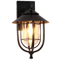 Nouvelle version applique murale LED extérieure 6W/10W ampoule à filament blanc chaud Style rétro IP65 étanche fer élégant applique murale extérieure