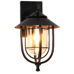 새로운 릴리스 야외 LED 벽 램프 6W/10W 따뜻한 흰색 필라멘트 전구 복고풍 스타일 IP65 방수 철 세련된 야외 벽 조명 - Product Image 6